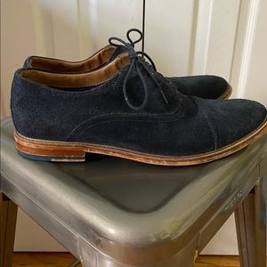 ALDO blue suede shoes M 10